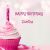 Happy Birthday Swetha Quotes Happy Birthday Cupcake Candle Pink Cake for Swetha