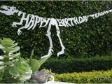 Happy Birthday T Rex Banner Dino Shin Dig Happy Birthday Birthdays and Banners