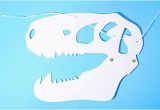Happy Birthday T Rex Banner Geefuun Dinosaur Dino Happy Birthday Banner Fossil