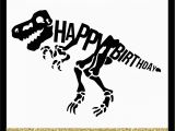 Happy Birthday T Rex Banner Happy Birthday Dinosaur Party Crafts and More