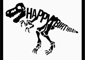 Happy Birthday T Rex Banner Happy Birthday Dinosaur Party Crafts and More