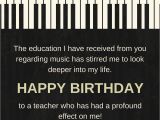 Happy Birthday to A Musician Quotes Happy Birthday Teacher Wishes for Professors Instructors