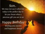 Happy Birthday to A son Quotes Birthday Card for son Quotes Quotesgram by Quotesgram