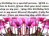 Happy Birthday to A Special Person Quotes Birthday Wishes Quotes