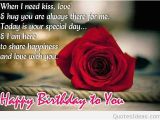 Happy Birthday to Lover Quotes Happy Birthday My Love Quotes On Pics and Cards