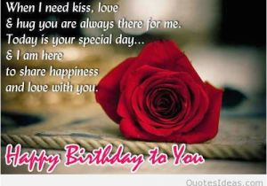 Happy Birthday to Lover Quotes Happy Birthday My Love Quotes On Pics and Cards