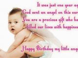 Happy Birthday to My 1 Year Old son Quotes Birthday Wishes for My Little Daughter Wishes Greetings