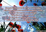 Happy Birthday to My 1 Year Old son Quotes Happy Birthday Baby Boy Quotes Quotesgram