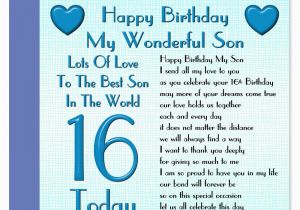 Happy Birthday to My 10 Year Old son Quotes My Wonderful son Lots Of Love Happy Birthday Card Age
