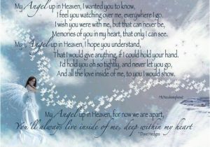 Happy Birthday to My Angel In Heaven Quotes Guardian Angel Quotes Heaven son Quotesgram