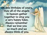 Happy Birthday to My Angel In Heaven Quotes Happy Birthday In Heaven Messages Heavens Garden