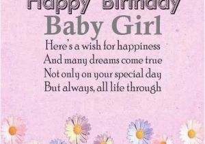 Happy Birthday to My Baby Girl Quotes Happy Birthday Quotes for Baby Girl Wishesgreeting