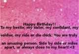 Happy Birthday to My Bestie Quotes Rider to My Bestie Quotes Quotesgram