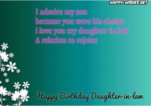 Happy Birthday to My Daughter In Law Quotes Happy Birthday Wishes for Daughter In Law Quotes