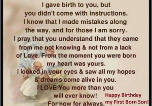 Happy Birthday to My First Born Quotes Happy Birthday to My First Born son Wishesgreeting