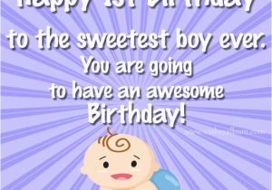 Happy Birthday to My Little Boy Quotes Happy 1st Birthday Wishes for Baby Girls and Boys