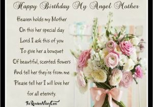 Happy Birthday to My Mom In Heaven Quotes Happy Birthday Mom Quotes
