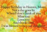 Happy Birthday to My Mom In Heaven Quotes Happy Birthday Quotes for My Mom In Heaven Image Quotes at