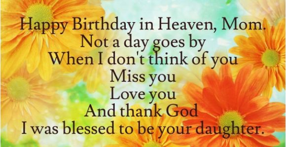 Happy Birthday to My Mom In Heaven Quotes Happy Birthday Quotes for My Mom In Heaven Image Quotes at