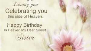 Happy Birthday to My Sister In Heaven Quotes Happy Birthday In Heaven Quotes for Facebook Quotesgram