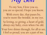 Happy Birthday to My son Quote Dear son Quotes Quotesgram