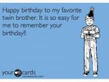 Happy Birthday to My Twin Brother Quotes Happy Birthday Quotes for Twins Brother and Sister Image