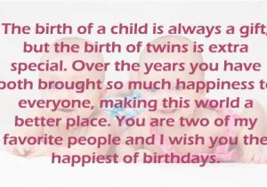 Happy Birthday to My Twins Quotes Happy Birthday Twins Wishes Quotes 2happybirthday