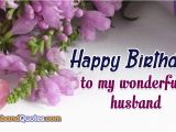 Happy Birthday to My Wonderful Husband Quotes Happy Birthday to My Wonderful Husband Husbandquotes Com