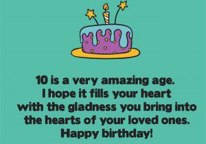 Happy Birthday to My Youngest son Quotes Cute Birthday Messages for 10 Years Old top Happy Birthday