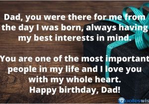 Happy Birthday to the Best Dad In the World Quotes Happy Birthday Wishes for Father Greeting Cards Best Dad