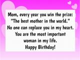 Happy Birthday to the Best Mom In the World Quotes 10 Birthday Wishes for Mom that Will Make Her Smile