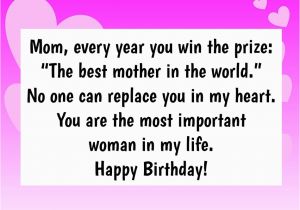 Happy Birthday to the Best Mom In the World Quotes 10 Birthday Wishes for Mom that Will Make Her Smile