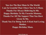 Happy Birthday to the Best Mom In the World Quotes Birthday Quotes for Mom You are the Best Mom In the World