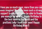 Happy Birthday to the Best Mom In the World Quotes Birthday Wishes for Mother Page 5