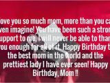 Happy Birthday to the Best Mom In the World Quotes Birthday Wishes for Mother Page 5