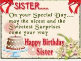 Happy Birthday to the Best Sister In the World Quotes Dear Sister Happy Birthday Quote Wallpaper