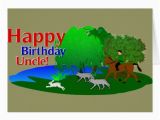 Happy Birthday Uncle Greeting Cards Happy Birthday Uncle Hunter Greetings Card Zazzle