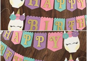 Happy Birthday Unicorn Banner Free Glam Unicorn Banner Happy Birthday Banner Unicorn Banner