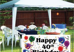 Happy Birthday Vinyl Banners Happy 40th Birthday 4 39 X 8 39 Vinyl Banner