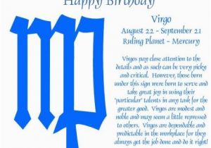 Happy Birthday Virgo Quotes Virgo Birthday Quotes Quotesgram