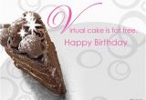 Happy Birthday Virtual Cards Fat Free Virtual Cake Postcard Happy Birthday Ecard