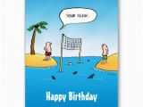 Happy Birthday Volleyball Quotes Shark Volleyball Birthday Card Volleyball Shark and