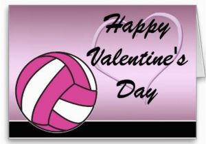 Happy Birthday Volleyball Quotes Volleyball athlete Sport Happy Valentines Day Holiday Card