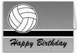 Happy Birthday Volleyball Quotes Volleyball Happy Birthday Card Card Making Pinterest