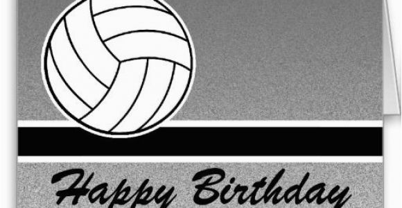 Happy Birthday Volleyball Quotes Volleyball Happy Birthday Card Card Making Pinterest