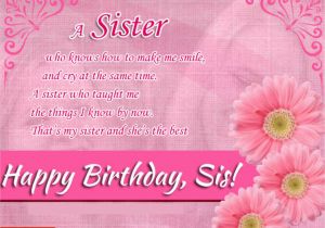 Happy Birthday Wishes for A Sister Quotes Birthday Poem for Sister Happy Birthday Wishes