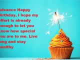 Happy Birthday Wishes In Advance Quotes Happy Early Birthday Wishes Advance Birthday Quotes