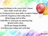 Happy Birthday Wishes Quotes for Children Kids Birthday Quotes