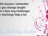 Happy Birthday Wishes Quotes for Teacher Happy Birthday Wishes for Teacher Quotes Images