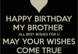 Happy Birthday Wishes to My Brother Quotes Happy Birthday to My Brother Messages Quotes